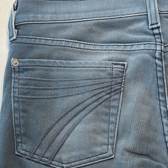 7 For All Mankind Crop Dojo Jeans Size 28 - Picture 9 of 13